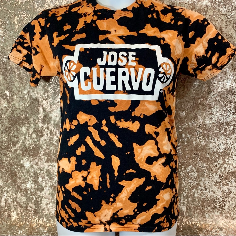 Jose Cuervo Tequila Custom Bleach Tee